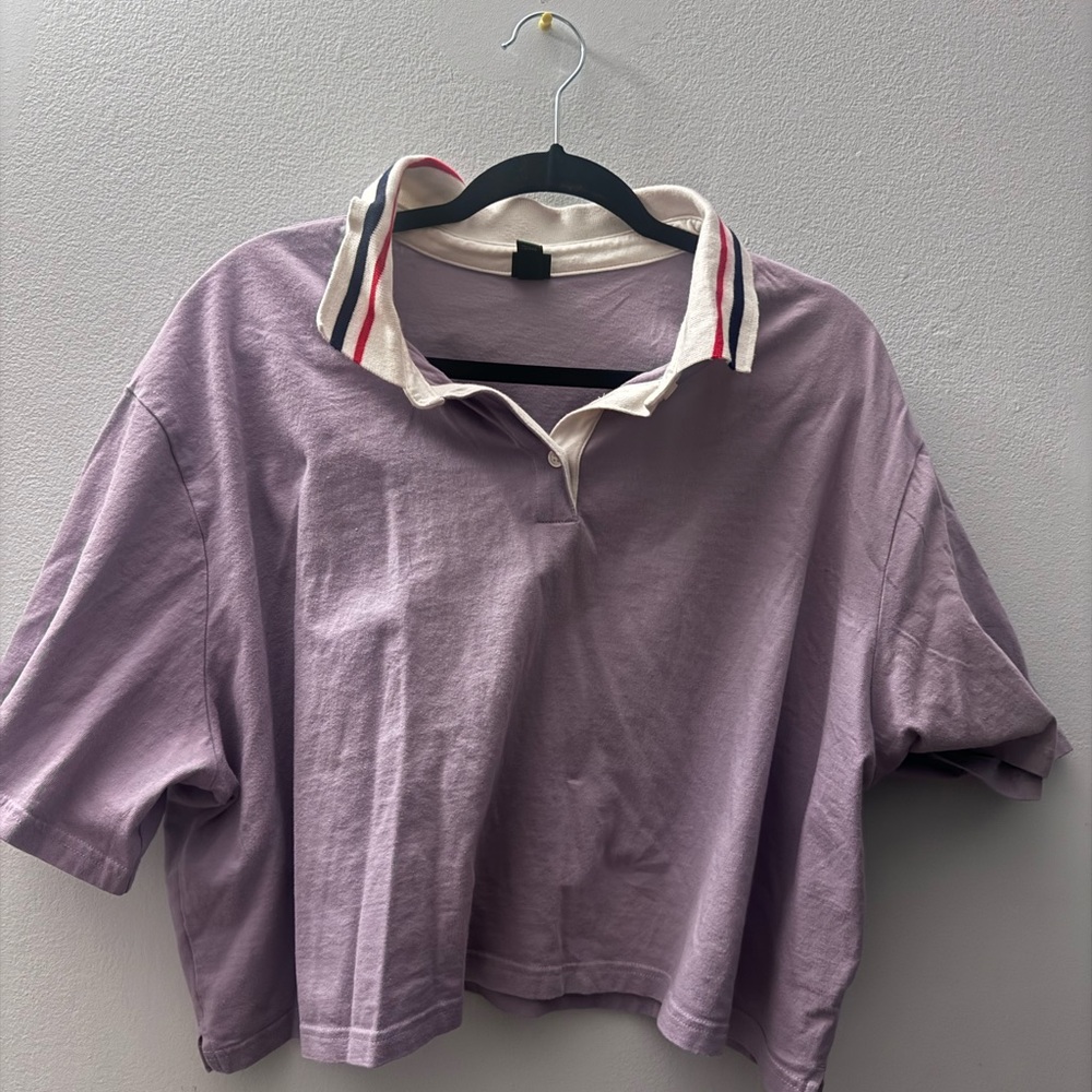 Crop Wild Fable Polo Top